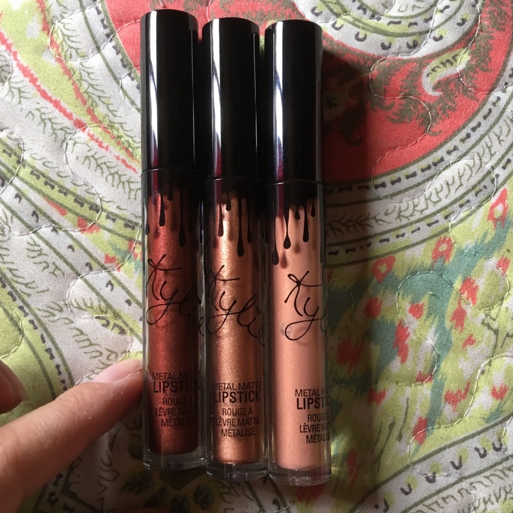 Kylie Cosmetics Metallic Lipstick Bundle
